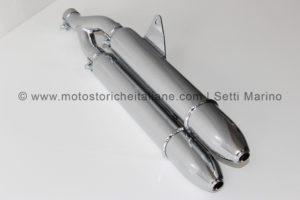 Marmitta modello moto Gilera 175 Extra Rossa