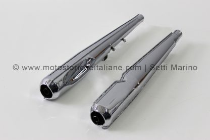 Marmitta modello Honda moto epoca mod. 350 Bicilindrica