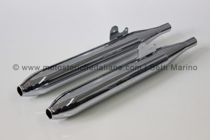 Marmitta modello moto Laverda 200 Bicilindrico