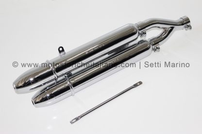 Marmitta modello moto Morini 175 Tresette Sprint