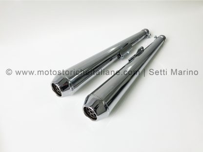 Silenziatori moto Guzzi 350 V35C anni 1980 e successivi